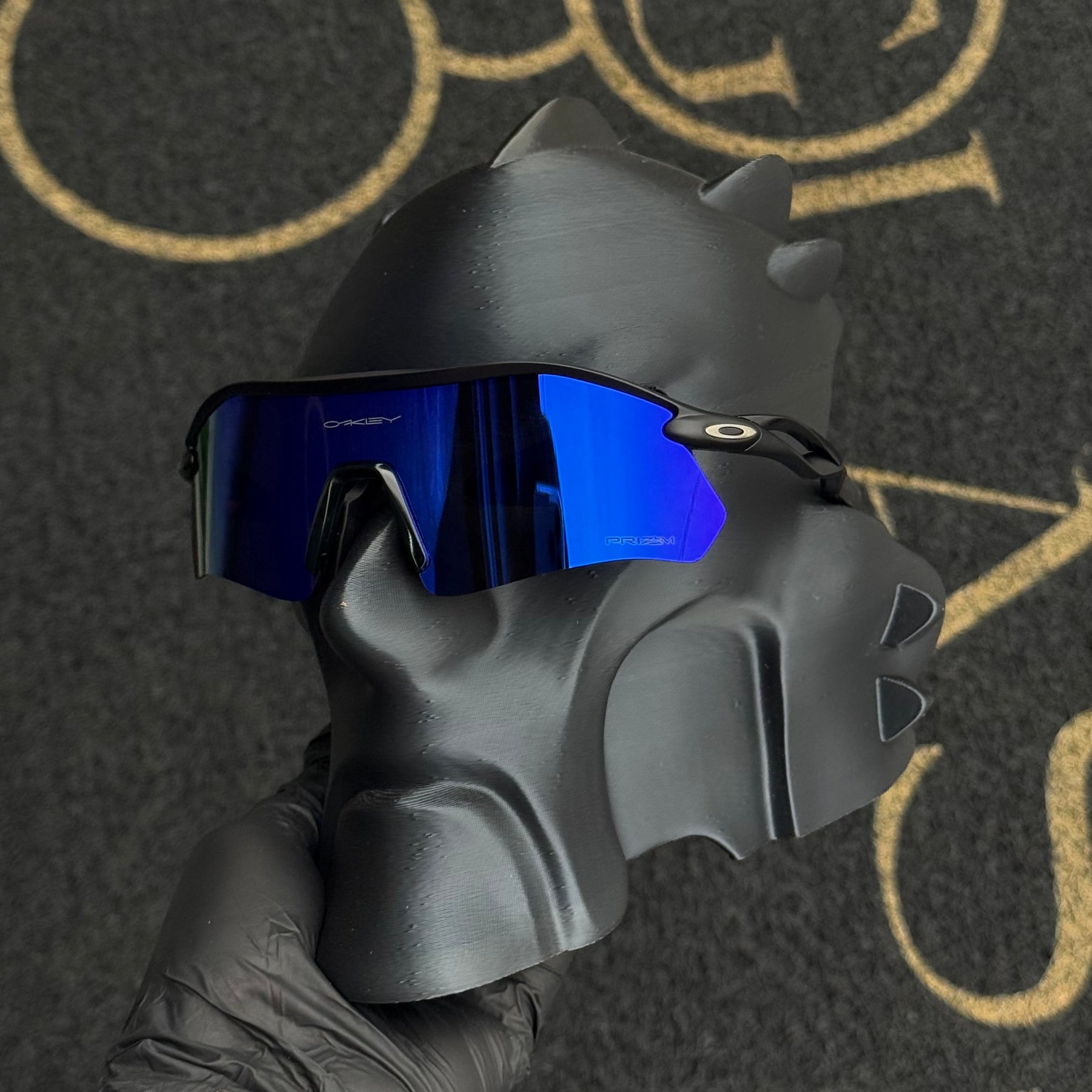 Radar Plate Carbon Azul