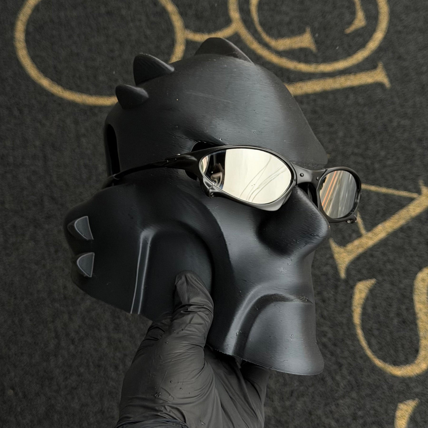 Penny Carbon Espelhada (Kit Preto)