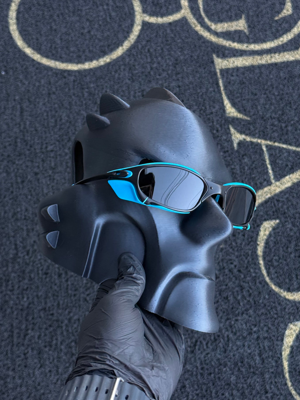 Juliet Carbon Black (Kit Azul BB) + Side Azul BB
