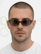 Eye Jacket Marrom Transparente