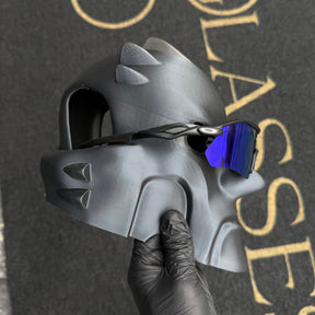 Radar Plate Carbon Azul