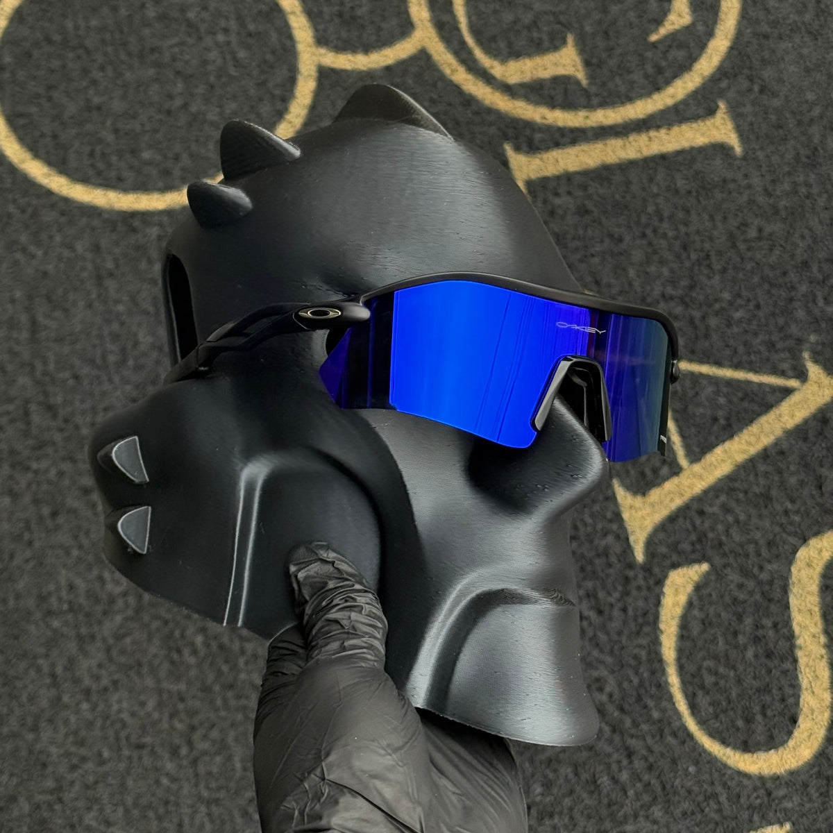 Radar Plate Carbon Azul