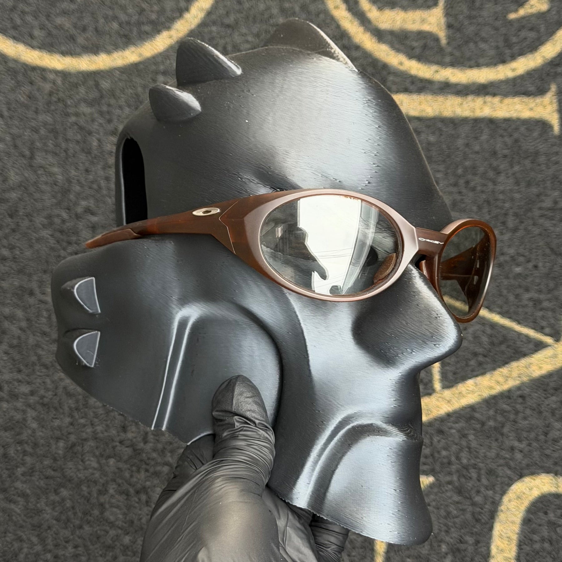 Eye Jacket Marrom Transparente