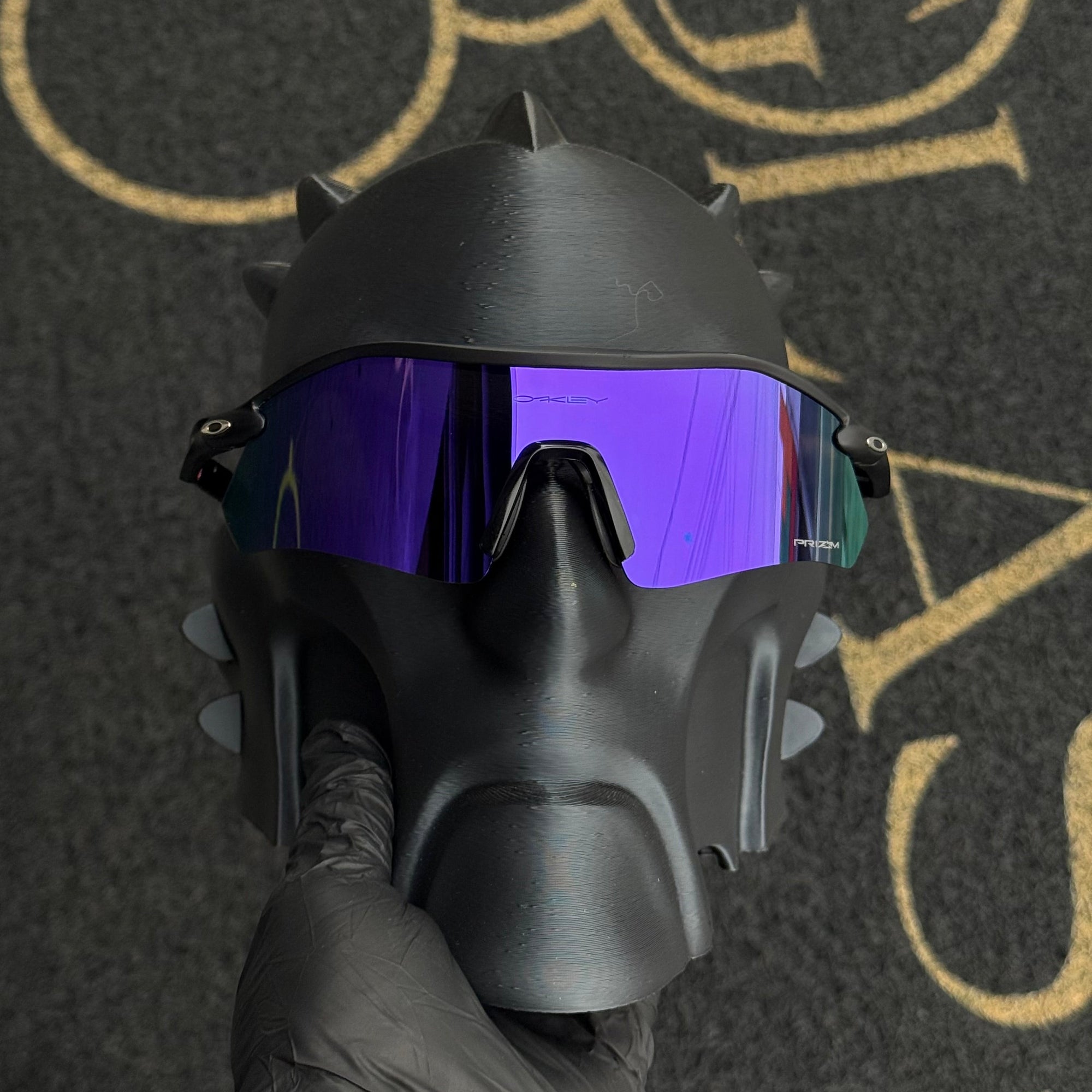 Radar Plate Carbon Roxa