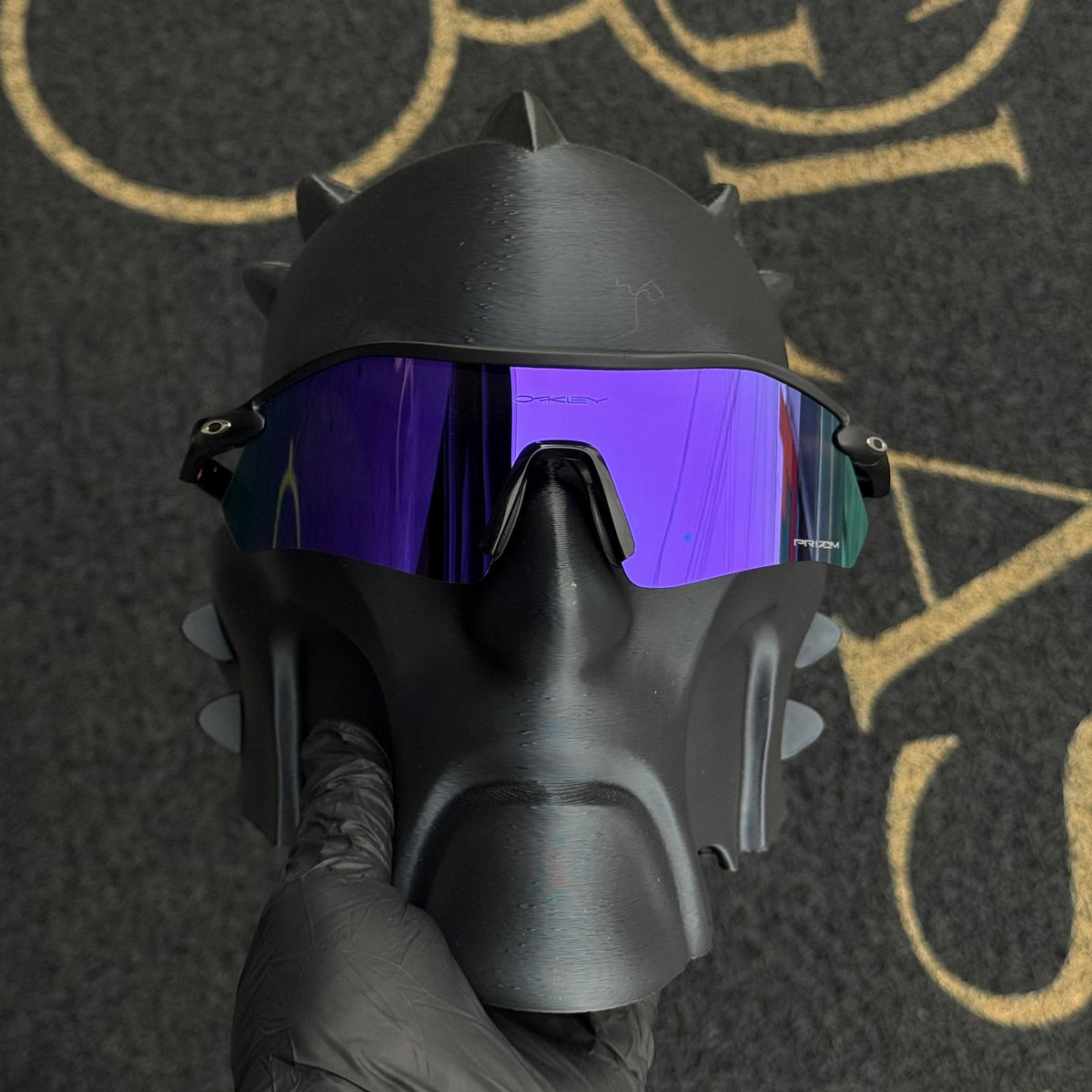Radar Plate Carbon Roxa